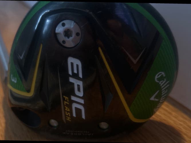 Men's 2020 Callaway Epic Flash Right Handed Fairway Wood Senior Flex 3 Wood (Used)