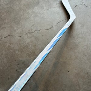 P92 87 Flex Senior Bauer Proto R Limited Edition White Left Hand Hockey Stick Pro Stock (Used)