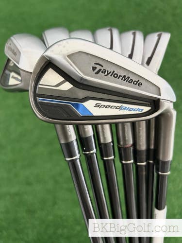 Taylormade SpeedBlade Iron Set 4-P / Fujikura Velox 55g M Flex Senior Graphite