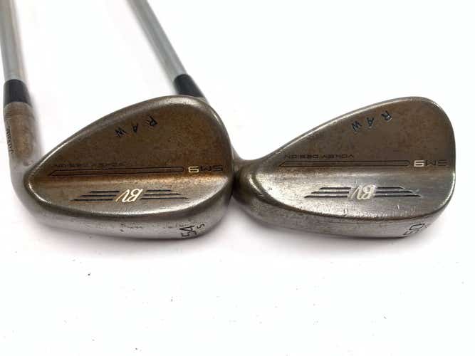 Titleist Vokey SM9 Raw Wedge Set 50* 12 54* 10 KBS Tour C-Taper 120g Mens RH