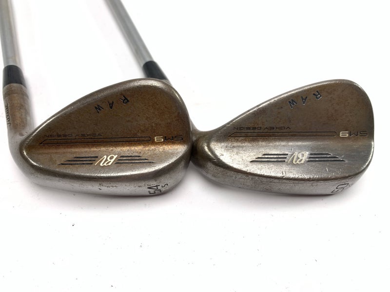 Titleist Vokey SM9 Raw Wedge Set 50* 12 54* 10 KBS Tour C-Taper 120g Mens RH