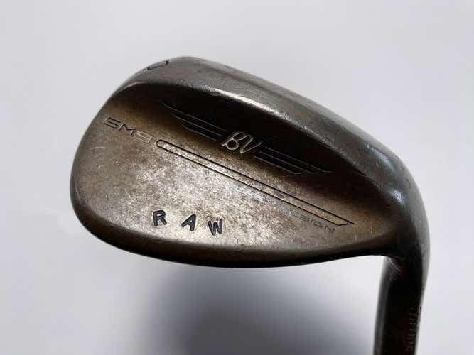 Titleist Vokey SM9 Raw Lob Wedge LW 60* 12 D-Grind KBS Tour C-Taper Mens RH