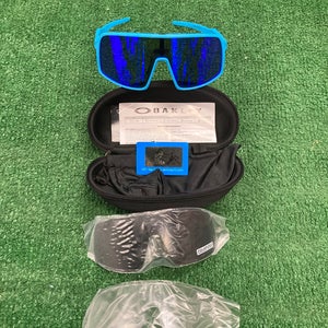 Blue Men's Adult Oakley Sutro Sunglasses (New)