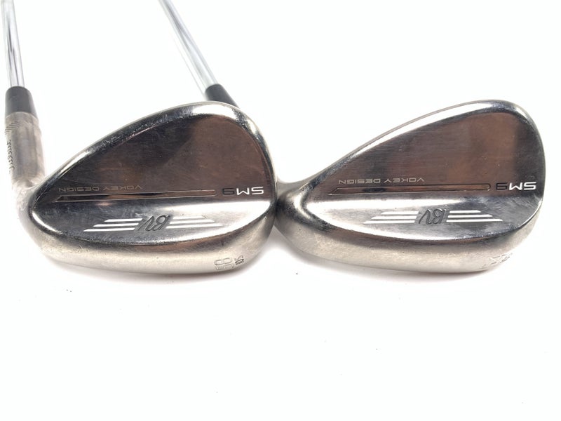 Titleist Vokey SM9 Brushed Steel Wedge Set 54* 10 | 58* 10 Wedge Steel RH