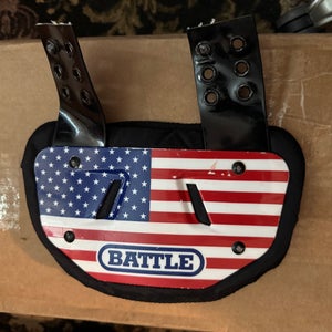 Battle US Flag Football Back Plate, Youth