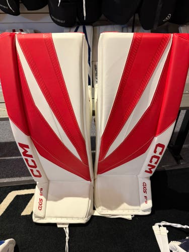 30”2024 CCM Axis F9 Goalie Leg Pads  (New)