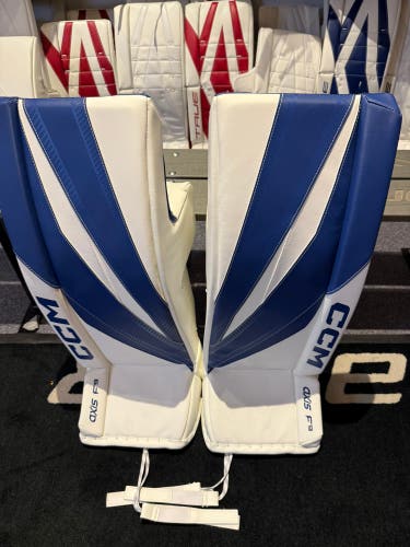 32” 2024 CCM Axis F9 Goalie Leg Pads  (New)
