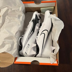 White Men's Size M 9.0 (W 10.0) Youth Nike Low Top (New)