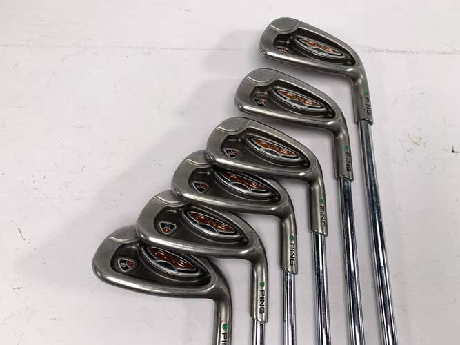 Ping i10 Iron Set 6-PW+GW Green Dot AWT Regular Steel Mens RH