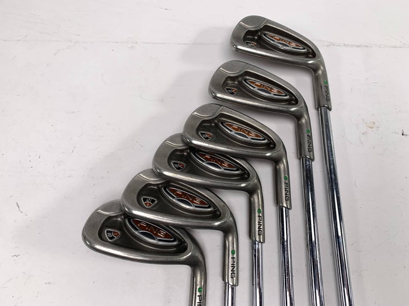 Ping i10 Iron Set 6-PW+GW Green Dot AWT Regular Steel Mens RH
