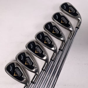 Callaway Fusion Iron Set 5-PW+AW Uniflex Steel Mens RH