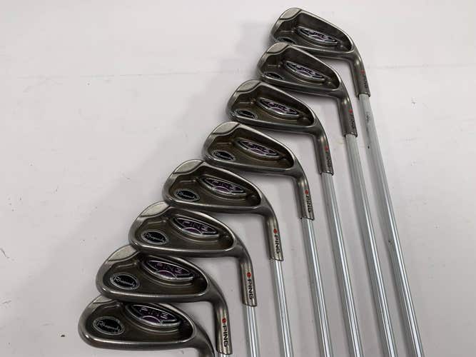 Ping Rhapsody Iron Set 5-PW+AW+SW Red Dot ULT 129 Ultra Light Ladies Graphite RH