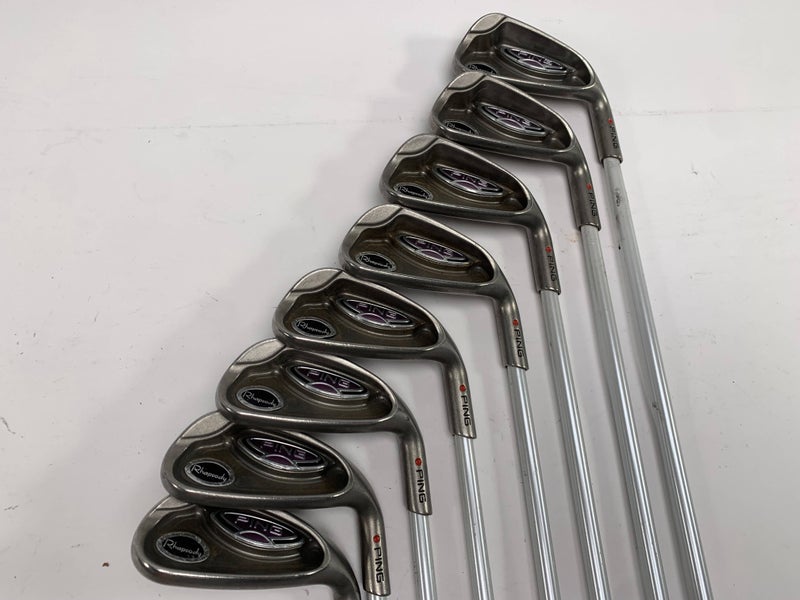 Ping Rhapsody Iron Set 5-PW+AW+SW Red Dot ULT 129 Ultra Light Ladies Graphite RH