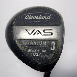 Cleveland Vas 3 Fairway Wood 15* Stiff Graphite Mens RH