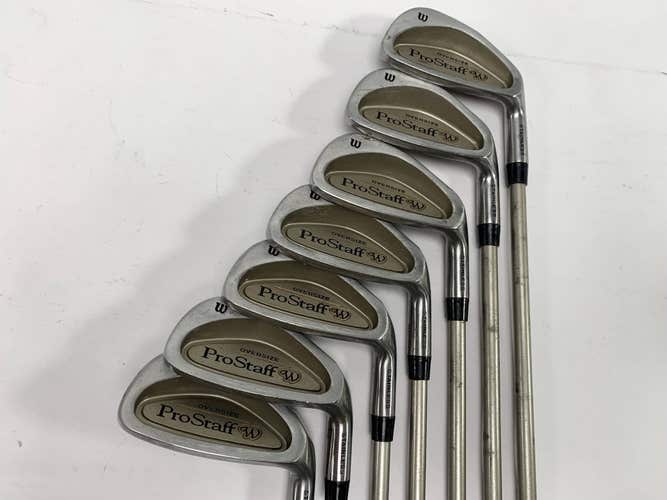 Wilson Pro Staff OS Iron Set 4-PW Ladies Graphite Womens RH