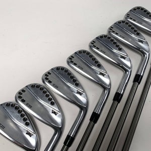 PXG 0311 Chrome Iron Set 4-PW AeroTech SteelFiber i95 Stiff Graphite Mens RH