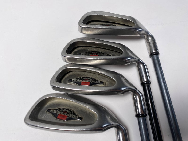 Callaway Big Bertha 1996 Iron Set 7-PW Rch 90 and 96 Regular Graphite Mens RH