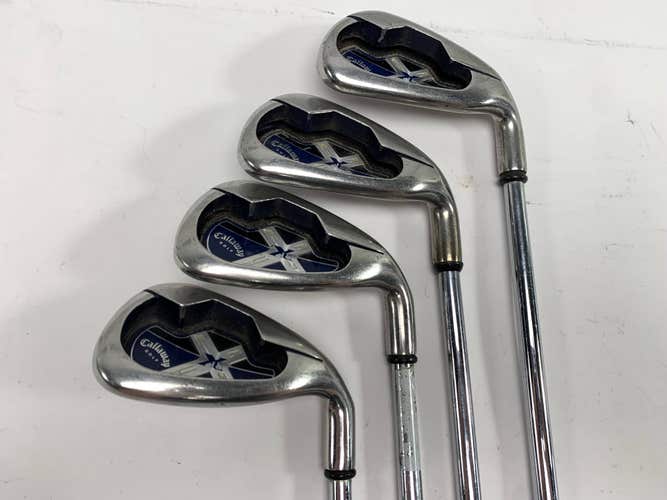 Callaway X-18 Iron Set 6-PW Uniflex Steel Mens RH-Missing 9 Iron