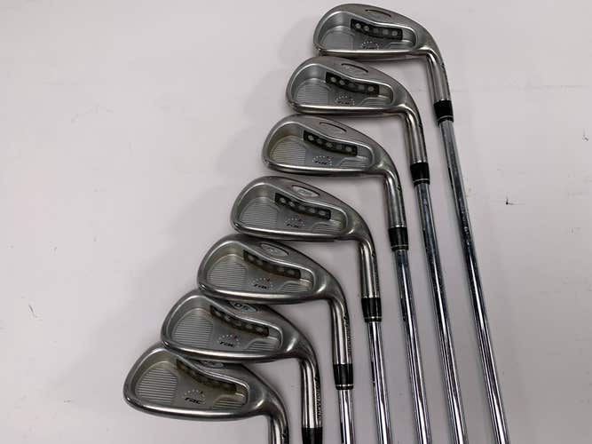 TaylorMade Rac OS 2005 Iron Set 3-PW Regular Steel Mens RH-No 6 Iron