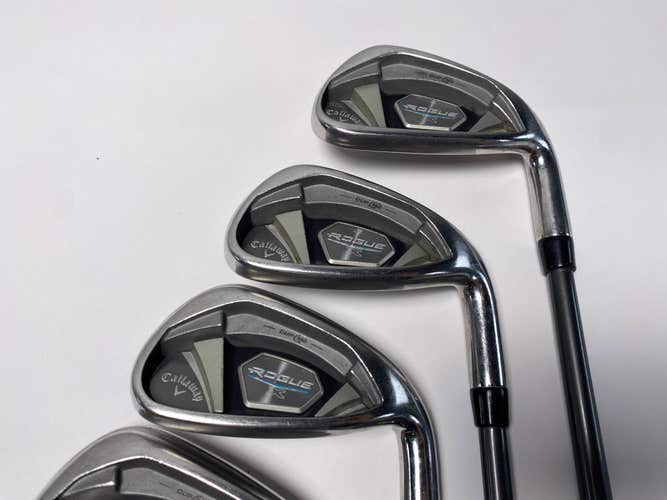 Callaway Rogue X Iron Set 7-PW+GW Aldila Synergy 60g Regular Graphite Mens RH