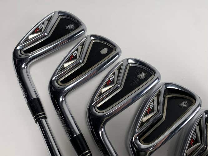 TaylorMade R9 TP Forged Iron Set 3-PW KBS Stiff LH Midsize Grips +1/2''