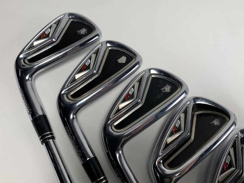 TaylorMade R9 TP Forged Iron Set 3-PW KBS Stiff LH Midsize Grips +1/2''