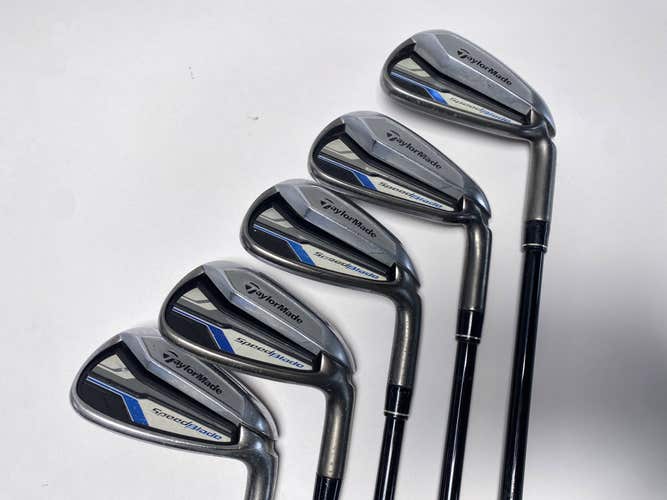 TaylorMade Speedblade Iron Set 6-PW VeloxT 65g Regular RH Midsize Grips
