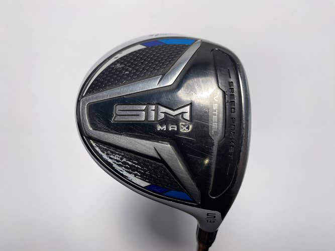 TaylorMade SIM MAX 5 Fairway Wood 18* Fujikura Ventus Blue 5R Regular RH