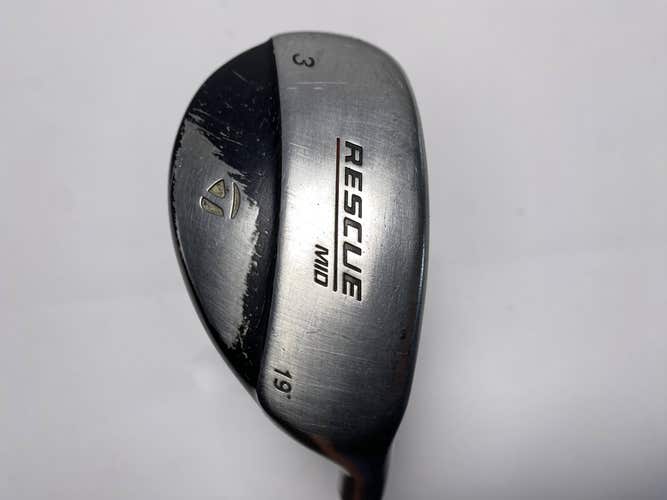 TaylorMade Rescue Mid 3 Hybrid 19* UG65 65g Stiff Graphite Mens RH