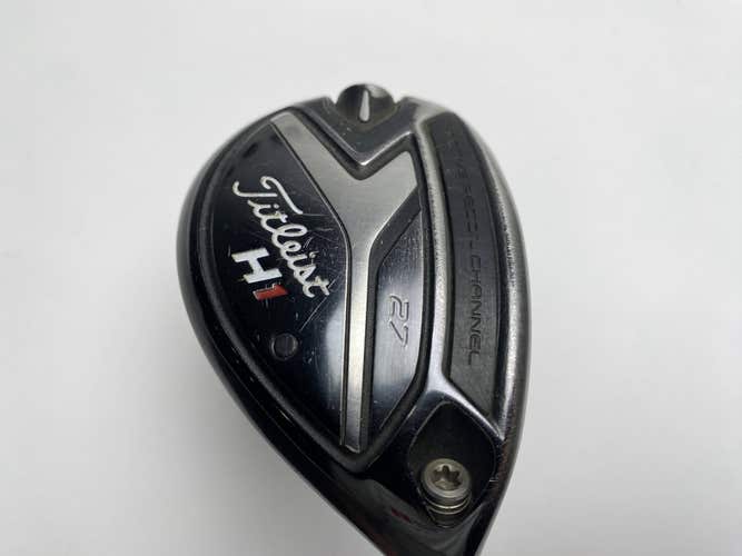 Titleist 818 H1 6 Hybrid 27* Fujikura Atmos HB Tour Spec 9S Stiff RH