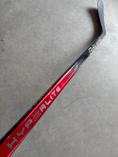 P92 65 Flex Senior Bauer Hyp2lite Left Hand Hockey Stick Pro Stock (Used)