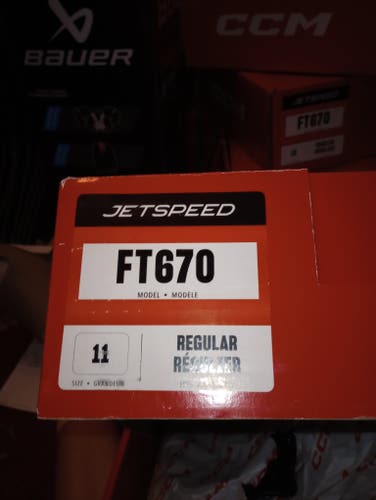 *Unused* CCM JetSpeed FT670 Hockey Skates Regular Width 11 (New)