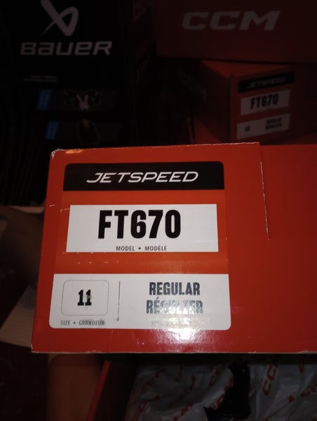 *Unused* CCM JetSpeed FT670 Hockey Skates Regular Width 11 (New)