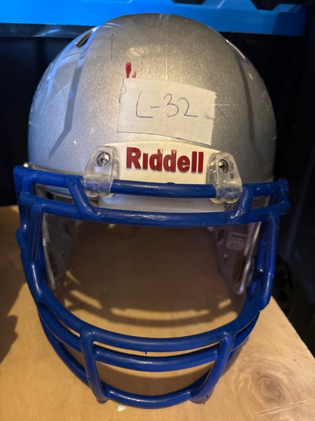 READ AD! 1 Adult Large Riddell Speed Bundle MISSING JAW PADS!! (Used)