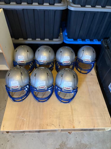 READ AD! 6 + 1 Adult Riddell Speed Helmet Bundle (Used)