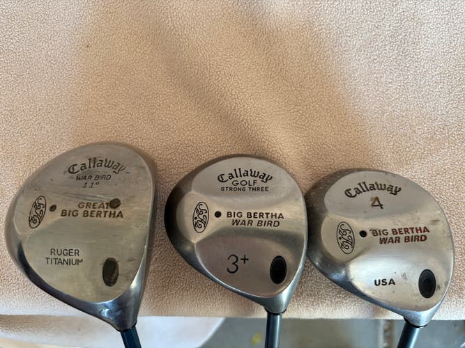 Men's Callaway Warbirds Right Handed Clubs (Full Set) Regular Flex (Used)