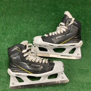 Intermediate CCM Tacks 4092 Hockey Goalie Skates Regular Width Size 4 (Used)