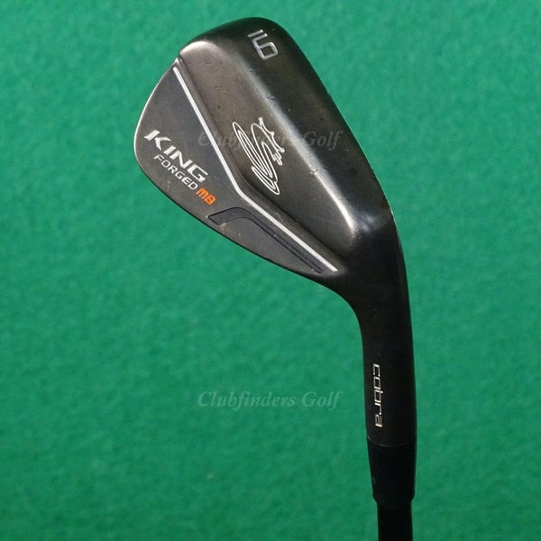 Cobra Golf King Forged MB Black Single 9 Iron KBS $-Taper 130 Black Steel XStiff