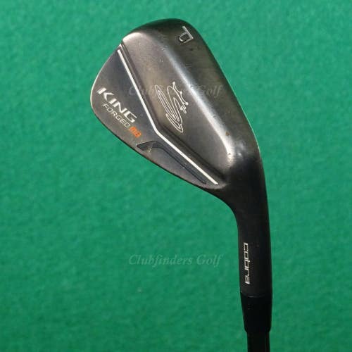 Cobra King Forged MB Black PW Pitching Wedge KBS $-Taper 130 Black Steel X Stiff