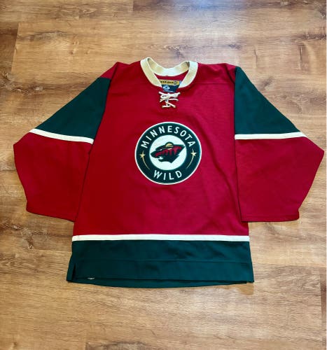 Authentic Koho Minnesota Wild Jersey Red Alternate 3rd MIC (46)