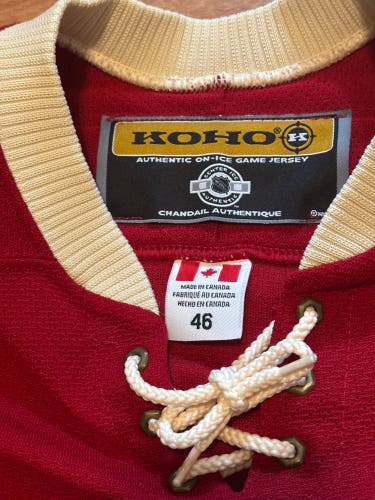 Authentic Koho Minnesota Wild Jersey Red Alternate 3rd MIC (46)