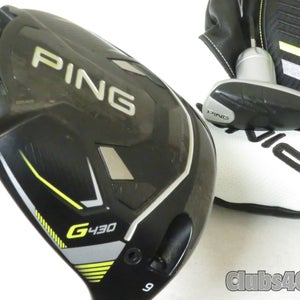PING G430 MAX Driver 9° TOUR 2.0 Chrome 65 Stiff Flex +Cover  CLEAN