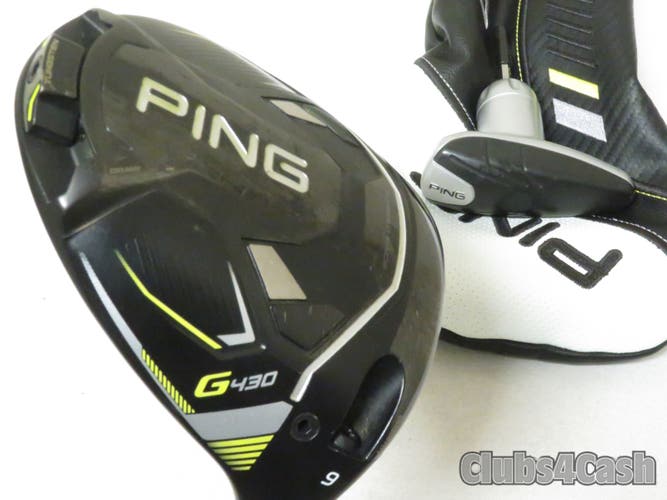 PING G430 MAX Driver 9 TOUR 2.0 Chrome 65 Stiff Flex +Cover  CLEAN