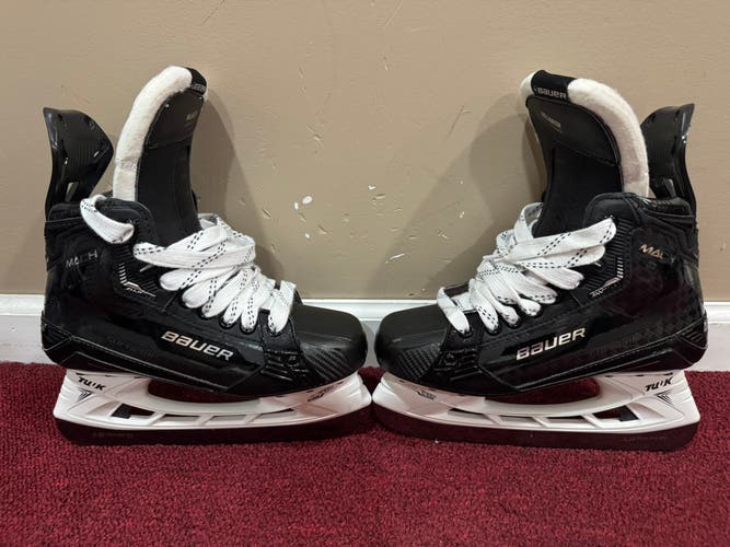 Bauer Mach Skates Size 5 Fit 2 Pro Stock Item#STILL