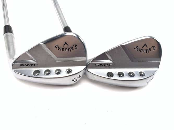 Callaway Jaws Full Toe Raw Face Chrome Wedge Set 56* 12 | 60* 10 DG Mens RH