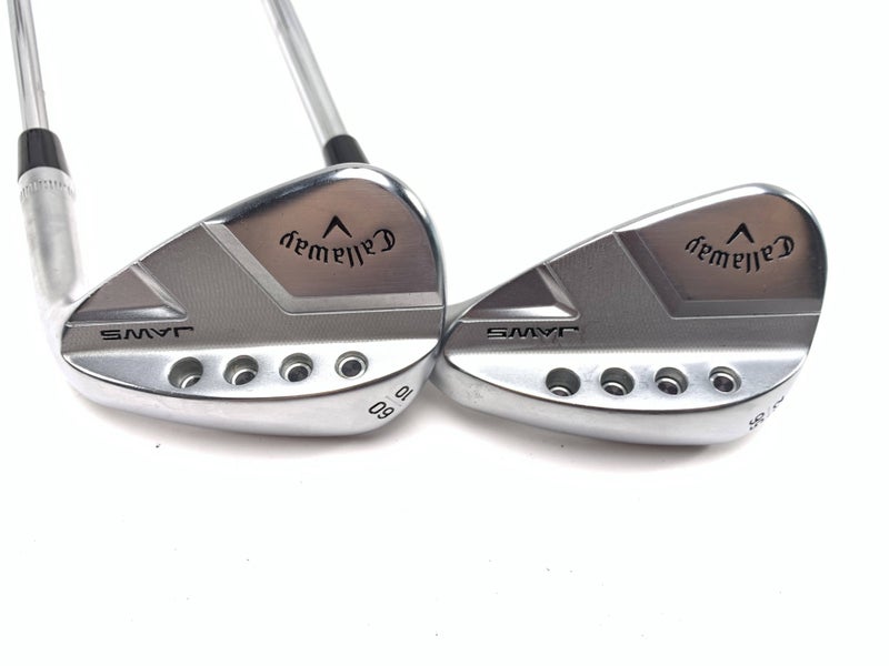 Callaway Jaws Full Toe Raw Face Chrome Wedge Set 56* 12 | 60* 10 DG Mens RH