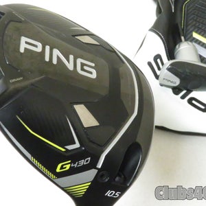 PING G430 MAX Driver 10.5° TOUR 2.0 Chrome 65 Stiff Flex +Cover ..  MINT