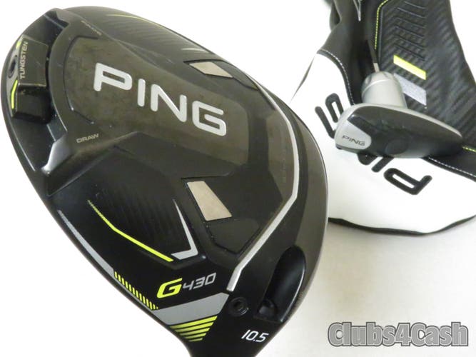 PING G430 MAX Driver 10.5 TOUR 2.0 Chrome 65 Stiff Flex +Cover ..  MINT