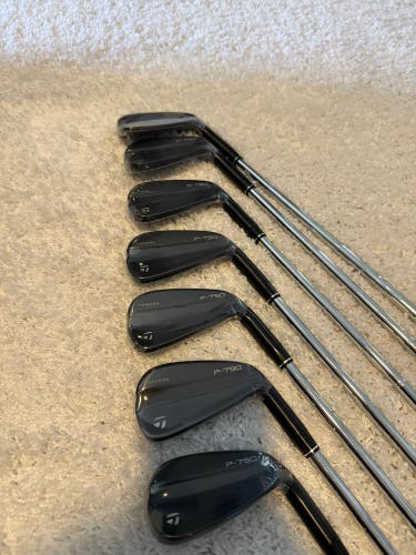 Men's 2024 TaylorMade P790 Right Handed Iron Set Stiff Flex Steel Shaft (New)