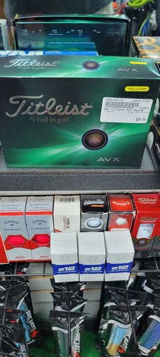 Titleist AVX YELLOW 12 Pack - Golf Balls 11497-S000150778